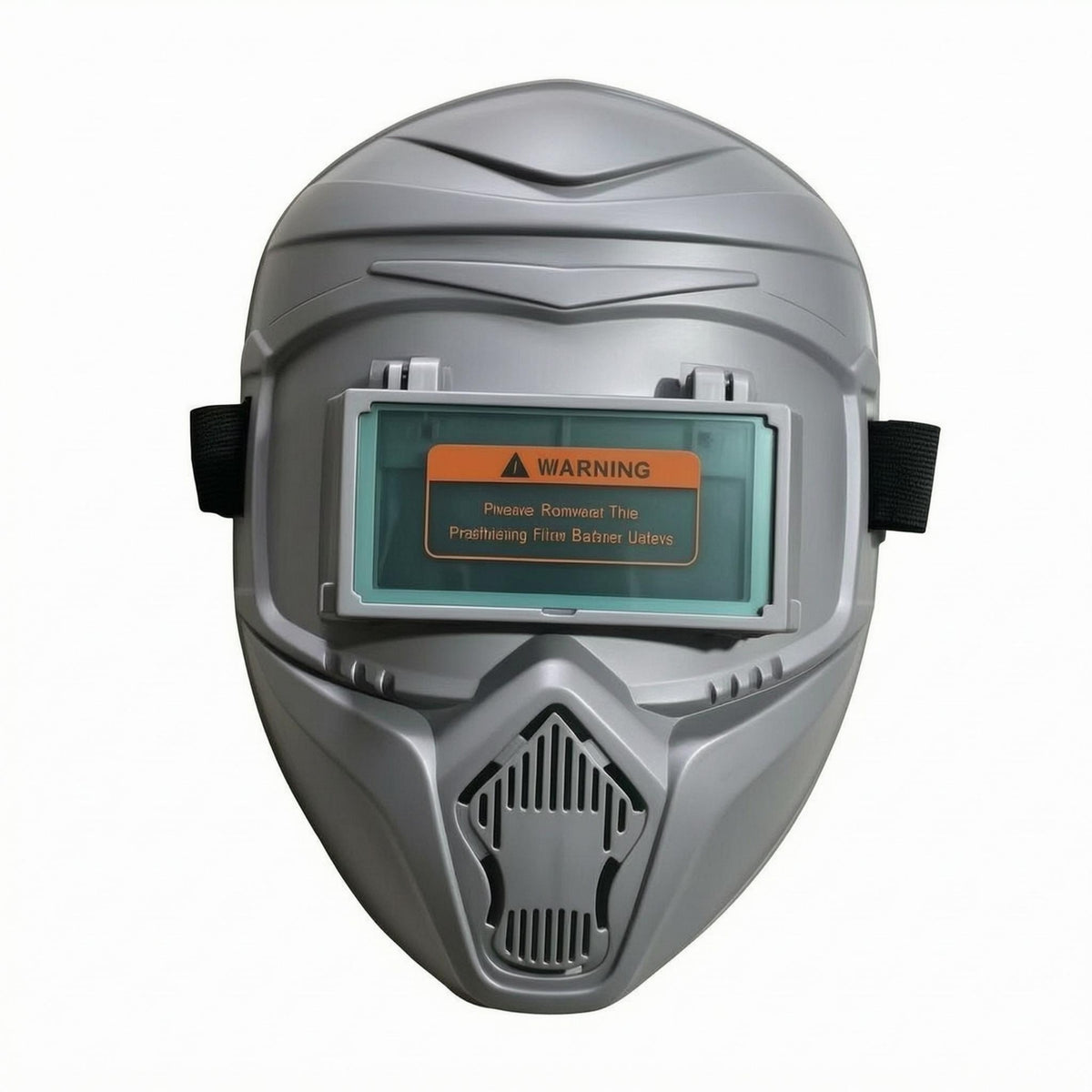 Automatic Dimming Fusing Mask Dark Tinted Solar Powered Fusing Mask Safety Gear Vented Adjustable Straps
