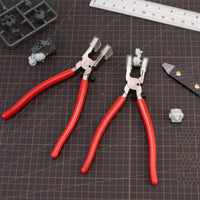 2 in 1 Function Model Assembly Holding Pliers Wide Jaw Opening Double Use Clamping Pliers Labor Saving Design Hobby Tool Non-Slip Grip for Hobbyists, Crafters, Workshop, Crafting