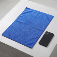 Soft Microfiber Car Towel and Microfibre Cloth, High Absorbency Microfibre Towel for Detailing, Plain Weave Royal Blue Cleaning Cloth