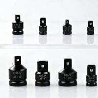 8 Pieces Socket Adapter and Reducer Set Secure-Locking Impact Socket Adapter Set Heavy-Duty Adapters for Hobbyists, Automotive Repair, Garage