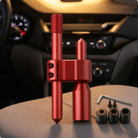 Anodized Finish H-Shaped Shifter Extension Rod Machined Metal M18 X 1.5 Gear Knob Adapter Clamping Block Manual Gearbox Shifter Extension Threaded Top