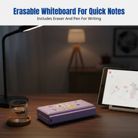 Multi-Functional Stationery Box, Foldable Desktop Organizer, Transformable Book Holder for Kids
