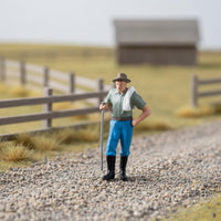 Photo Prop 1:64 Scale Figure Lifelike Textures 1:64 Figure Realistic Details Miniature Scene Person for Photography