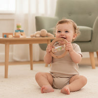 Rattle with Rainstick Sensory Baby Rattle Developmental for Car Rides