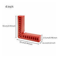 Clear Scale 90 Degree Positioning Square Sturdy and Long-Lasting 90 Degree Corner Clamp High Hardness Right Angle Clamping Square Wide Application for Woodworkers, Carpenters