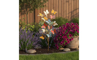 Butterfly Garden Stake Colorful Butterfly-Shaped Stake Yard Art Ornament Rust-Resistant for Flower Pot
