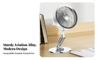 Foldable Desk Fan Easy Storage Portable Use for Dorm Rooms