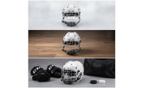 Hockey Helmet with Cage Shielded Hockey Helmet with Facial Guard Cage Tough-Exterior for Ice Rink