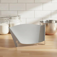 Rust-Resistant Stainless Steel Pouring Chute Dishwasher Safe Mixer Splash Guard Snap-on Design for Baking