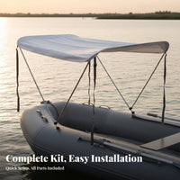 Protection Inflatable Boat Sunshade Waterproof Inflatable Boat Awning Rainproof Kayak Awning Portable for Fishermen, Kayakers, Outdoor Enthusiasts, Kayaking, Lakes, Rivers