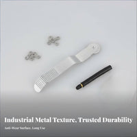 Tire Repair File with Roller Compact Tire File Portable Repair Piece Roller for Cyclists