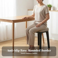 Stackable Molded Plastic Side Chair Minimalist and design Household Furniture Thickened Construction stackable Seat Modern Design for Restaurant Owners, Office Managers, Dining Room, Kitchen, Classroom, Balcony