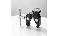 Locking Jaw Mount with T-Handle Adjustable Metal Camera Clamp Non-Slip for Content Creators