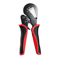 Multifunctional Ratchet Wire Terminal Crimping Pliers, Hardened Thickened Anti-Slip, 4-Sided and 6-Sided
