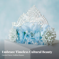Ancient Design Bridal Headpiece Authentic Oriental Elegance Chinese Design Hair Crown Traditional Attire Hair Adornment