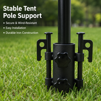 tent pole holder