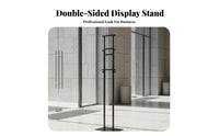 Double Sided Poster Display Stable Base Pedestal Poster Effortless Assembly Floor Standing Sign Holder for Commerce Shows, Exhibitions