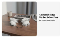 Faux Cat Ear Headband and Tail Handmade Creature Ears Headband and Tail Canine Costume Accessories Realistic Appearance