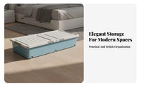 Rolling Underbed Drawer Wheeled Design Under-Bed Rolling container compact