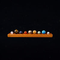 Solar System Display Astronomy-Themed Celestial Body Stones Gemstone Set Gemstone Solar System for Space Lovers, Crystal Collectors, Study Table