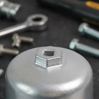 Cap Type Oil Filter Wrench Precision Fit Oil Filter Cap Wrench 3/8 Inch Drive
