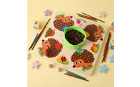 Educational Hedgehog Game Board with Pegs Learning Wooden Peg Game Sensory Peg Board Safe for Preschool