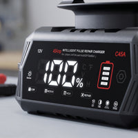 Pulse Repair Charger Automatic Smart Battery Charger Portable Compact for Garage, Workshop