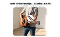 Universal Fit Violet Butterfly Guitar Strap Artistic Pattern Bass Guitar Strap Comfortable for Men, Music Practice, Concerts, Band Rehearsal