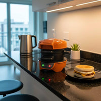 Burger Maker Electric Breakfast Sandwich Maker Nonstick Appliance for Commuters