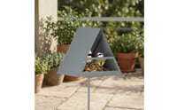 Bird Feeder House with Pole Decorative Standing Bird Feeder Outdoor for Avian Creatures Birds