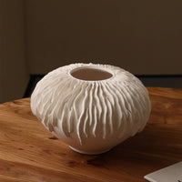 Ceramic Art vase Organic Ceramic Sculpture Sculptural Decor for Living Room, Entryway, Shelves