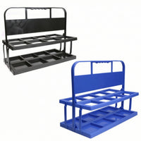 Foldable Water Bottle Rack Compact Foldable Bottle Carrier with Handle High-Durability for Athletic Training, Gym