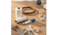 Flower Garland Making Kit Stainless Steel Flower Garland Kit Threading Craft Supplies for Crafters, Students, Art Class
