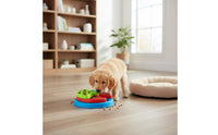 Maze Food Bowl Anti-Slip Slow Feeder Puzzle Toy Rotating Slow Feeder Bowl for Dogs, Small & Medium Breeds, Training