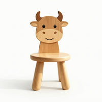 Sturdy Wooden Stool with Backrest Compact Shoe-Changing Stool Space-Saving Seat Low-Height for Toddlers, Entryway
