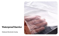 100 Pieces Hygienic Disposable Shampoo Cape Lightweight Waterproof Shampoo Apron Full Coverage for Beauticians, Shampooing, Barbershop, Home