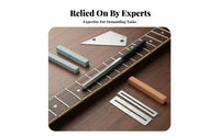 6 Pieces Fretboard Protection Guitar Fret Dressing Tool Kit Professional Results Fret Polishing and Leveling Kit Long-Lasting Construction