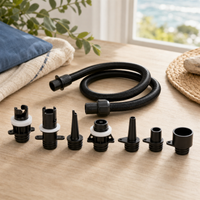 Screw-Type Multi-Function Electric Air Pump for Inflatable Boats, Rafts, Beds, and Surfboards