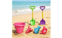 Sand Bucket Set Heart-Shaped Handle Kids Beach Play Set Colorful Design for Sandbox