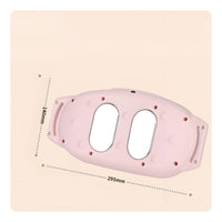 Heating Treatment Heated Waist Massager High-Frequency Vibration Electric Abdominal Massager Multi-Purpose EMS Muscle Stimulation Belt Portable for Home, Office
