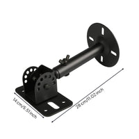 Adjustable Speaker Mounting Bracket with Telescoping Arm Retractable Speaker Mount with Telescopic Arm Universal Heavy Duty for Home Theater Installers, Audiophiles, Meeting Room, KTV