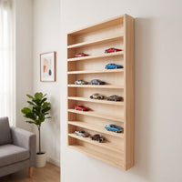 Multi-Tier Model Car Display Shelf Open-Grid Wall-Mounted Display Shelf Sturdy Organizer Long-Lasting for Collectors, Hobbyists, Hobby Rooms, Bedrooms