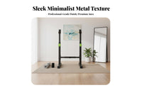 Heavy Duty Steel Adjustable Squat Rack Non-Slip Feet Bench Press Stand Stable H-Frame Base Multi-Function Barbell Rack for Weightlifters, Bodybuilders, Garage Gym