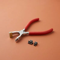 Leather Hole Punch Plier Manual Hole Perforator with Replaceable Heads Heavy-Duty Tool for Hobbyists