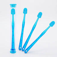 Dog Toothpaste and Silicone Toothbrush for Fresh Breath, 6 Pack Finger Toothbrush for Small Dogs, Soft Bristles for Cat Toothpaste, 142 Chars