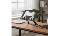 Metal Book Rest Foldable Book Stand with Base Ergonomic Holder for Readers, Students, Desk, Office