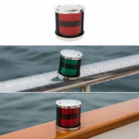Boat Navigation Light with Stainless Steel Cover Resistant Boat Navigation High-Output Lamp