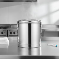 Stainless Steel Insulated Barrel Long-Lasting Construction Hot and Cold Soup Container Insulated Beverage Dispenser Comfortable