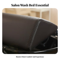 Soft and Comfortable Shampoo Bed Pillow Ergonomic Design Hair Washing Pillow Non-Slip for Beauticians, DIY Users, Barbershop, Spa, Home