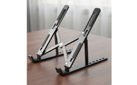 Easy to Keep-Able Adjustable Laptop Stand Lightweight Adjustable Laptop Riser Ergonomic Portable Computer Stand Anti-Slip Pads for Office, Travel, Desk